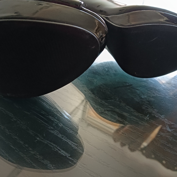 Black nine west heels size 8 - Picture 5 of 5